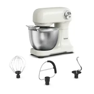 Food processor Tefal Bake Easy QB140AF0 — 500 W, 3.5 L stainless steel bowl, rotary control, white