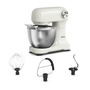 Tefal Bake Easy QB140AF0 food processor 500 W 3.5 L stainless steel bowl 12 speeds rotary control white