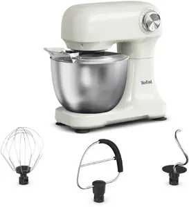 Tefal Bake Easy QB140AF0 Kitchen Machine 500 W 3.5 L Stainless Steel Bowl 12 Speeds Rotary Control White