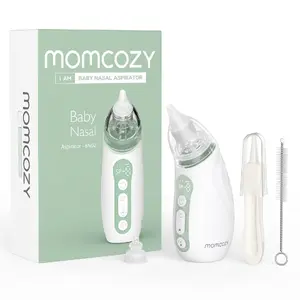 Электрический аспиратор для носа младенца Momcozy BN02 Green — удаление слизи у детей