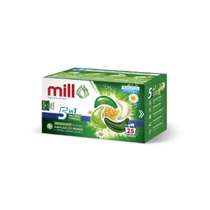 Laundry capsules and softening beads MADONIS MILL PRO 25 pcs bag, universal washer capsules, bulk pack 8