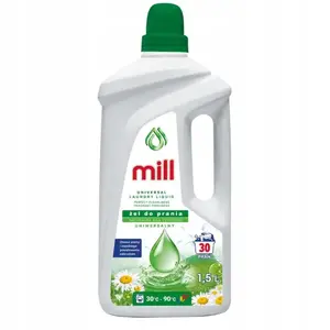 Washing gel MADONIS MILL Universal 1.5 l — liquid detergent, bottle, pack of 8