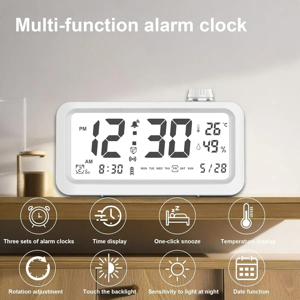Riff RF-WAKEUP LED alarm clock Photo 3