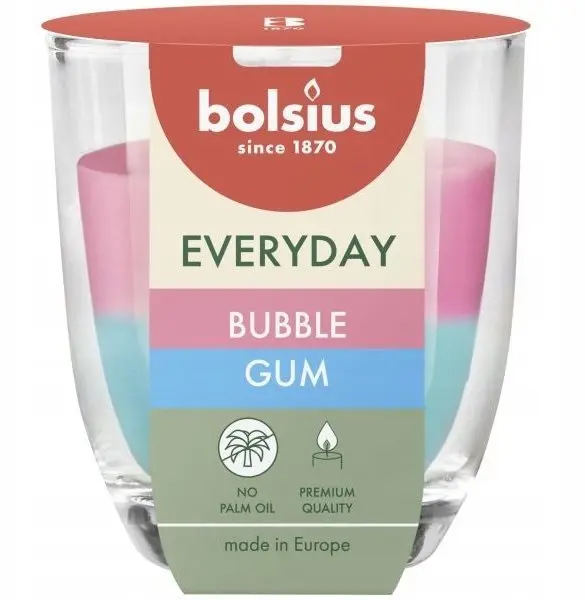 Bolsius Everyday aromātiskā svece stiklā Ø80×70 mm Photo 2