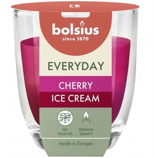 Bolsius Everyday glass candle Ø80×70 mm Photo 2