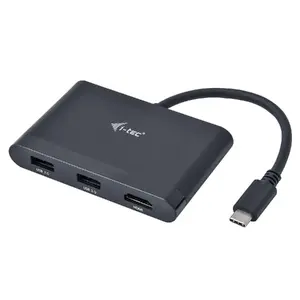 USB-C to HDMI Travel Adapter ITEC i-tec USB C HDMI Travel Adapter PD/Data — Black, Chipset RTS5403/RTS5404/RTS5411/PS176, 90×58×14 mm