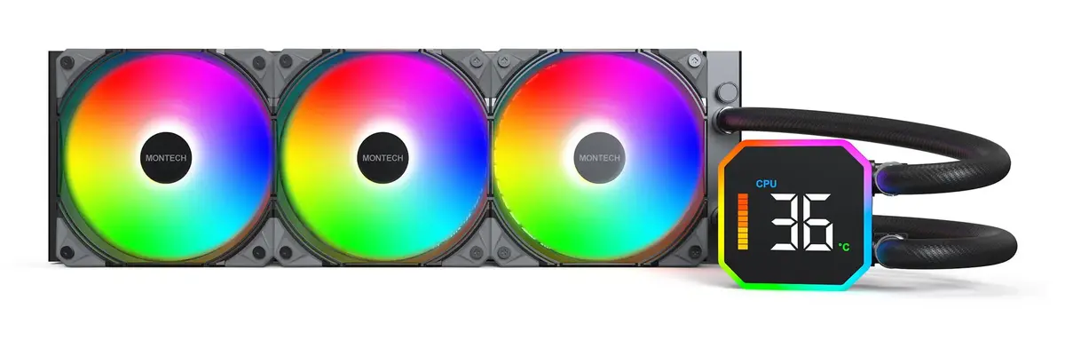 Montech HyperFlow Digital 360 all-in-one liquid cooler Photo 3