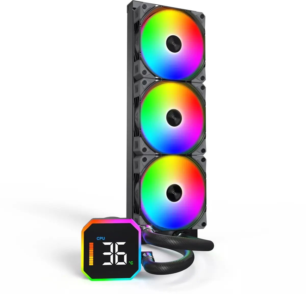 Montech HyperFlow Digital 360 жидкостный кулер Photo 5