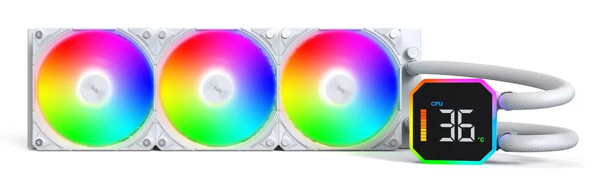 Montech HyperFlow Digital 360 all-in-one liquid cooler Photo 3