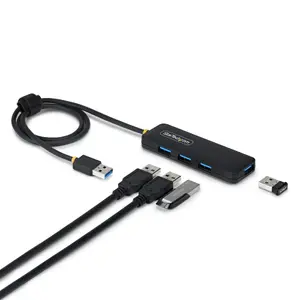 StarTech.com H5A4A-USB-HUB-2 4-портовый USB-A концентратор 5Gbps с питанием от шины и кабелем 61см