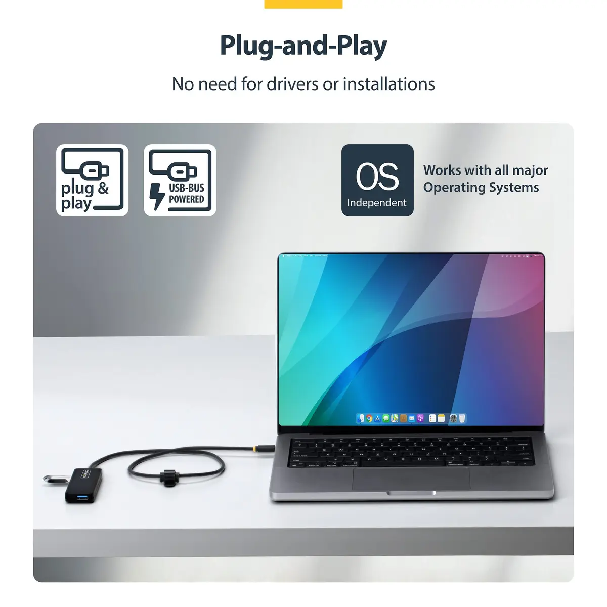 4-портовый концентратор USB-C StarTech.com H5C4A-USB-HUB-2 Photo 3