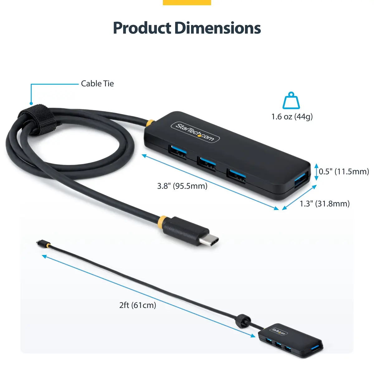 4-портовый концентратор USB-C StarTech.com H5C4A-USB-HUB-2 Photo 5