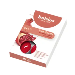 Ароматические чайные свечи 6 шт. Bolsius True Scents — аромат граната