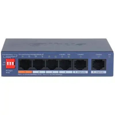 Dahua CS4006-4GT-60-V2 управляемый L2 PoE коммутатор Photo 2