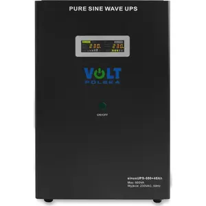 UPS Volt SINUS UPS 500 ar 40 Ah akumulatoru — rezerves barošana 300/500 W