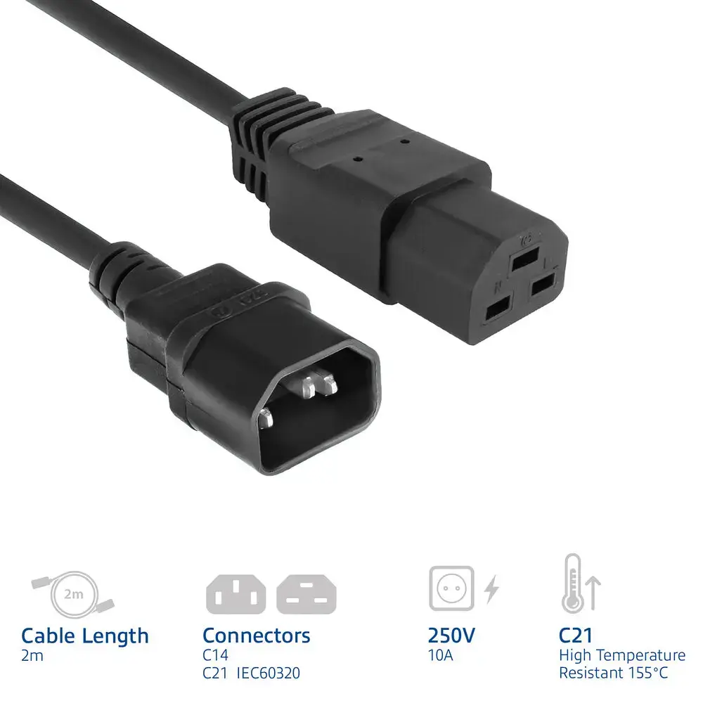 ACT power cord C14 to C21, 2 m Photo 2