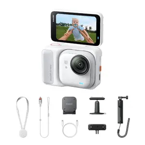 Action camera Insta360 GO Ultra Standard Bundle — 4K Ultra HD, 156° FOV, 14.3 mm fixed focal length, 1/1.28" sensor, 2.5" display