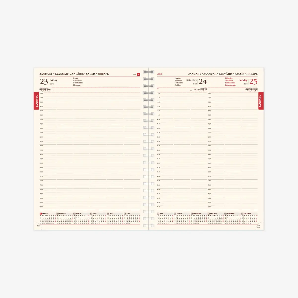 Planner Timer SENATOR DAY Spirex 2026 A4 Photo 3