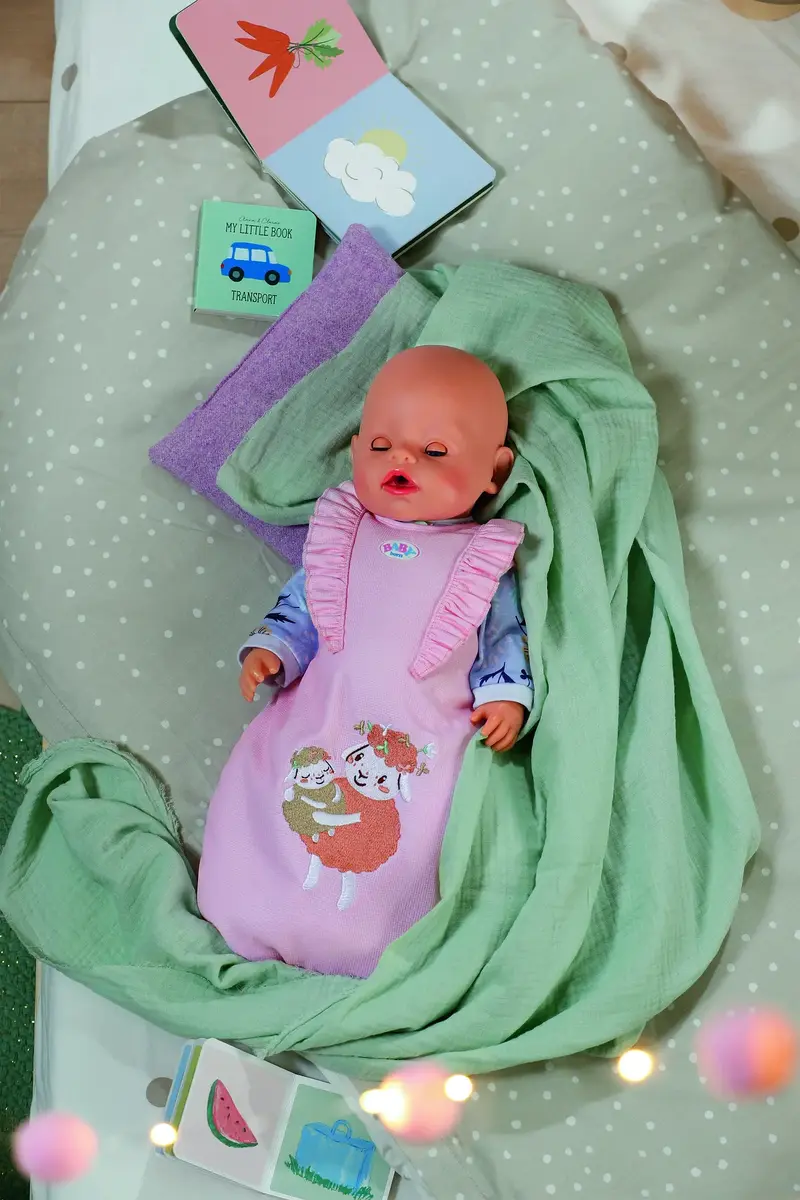 Спальный мешок для куклы ZAPF BABY born Sleeping Bag Flower Photo 2
