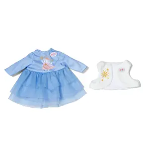 Lelles apģērbs ZAPF BABY born Winterdress 36 cm lēmēm, daudzkrāsains, salokāms, no 1 gada