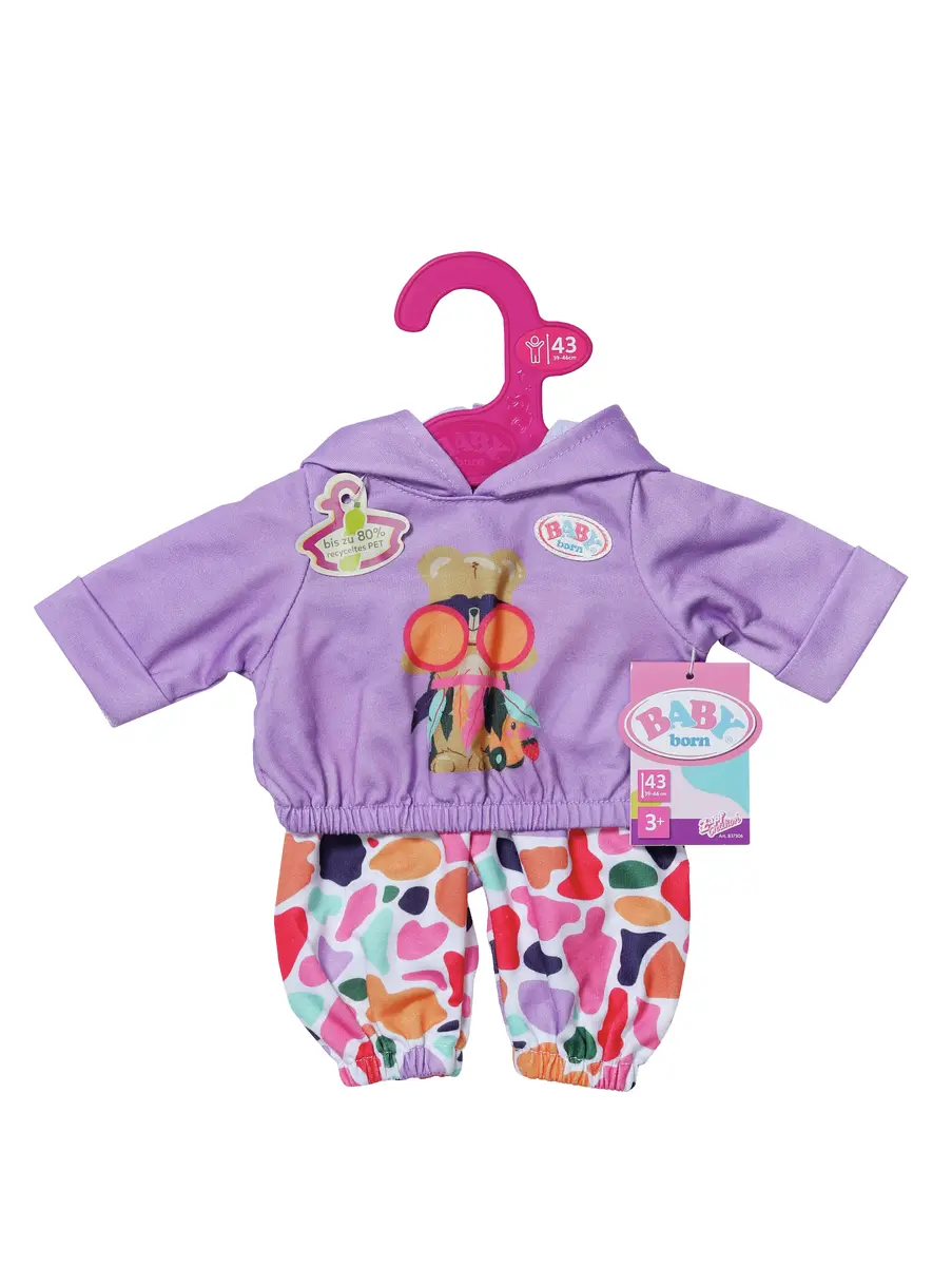 Комплект одежды ZAPF BABY born Hoodie Outfit 43 см Photo 2
