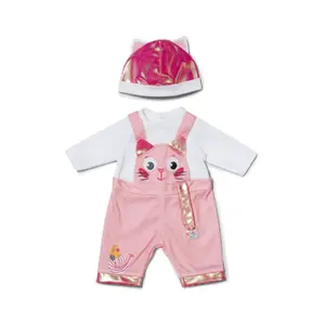 Leļļu apģērbu komplekts ZAPF BABY born — bodijs ar cepurīti 43 cm lellēm, daudzkrāsains, salokāms, 3+