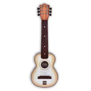 Toy guitar Dante MeMe Juan for ages 3+, beige and brown, children's musical instrument