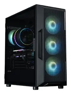 Zalman i3 NEO ARGB V2 Midi Tower datora korpuss melns ar 3x 120 mm ARGB ventilatoriem, USB Type-C, ATX un Mini-ITX atbalstu