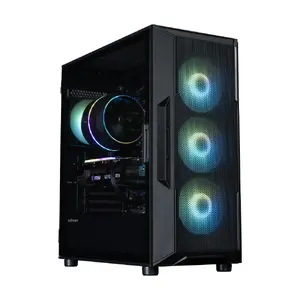 Zalman i3 NEO ARGB V2 Midi Tower PC Case Black with 3x 120 mm ARGB Fans, USB Type-C, ATX and Mini-ITX Support
