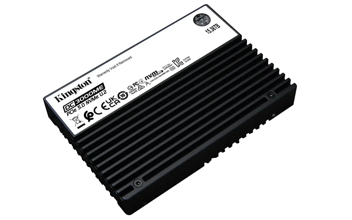 KINGSTON DC3000ME U.2 15,36 ТБ PCIe 5.0 NVMe SSD Photo 3