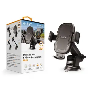 Passive car holder ALIGATOR HA21 for mobile phone/smartphone, black