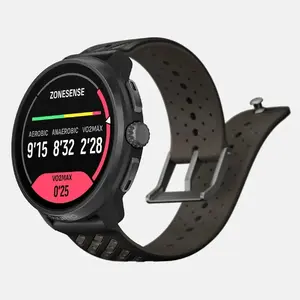 Sporta pulkstenis Suunto Race 2 Titanium Black — GPS multisporta, pulsa atbalsts