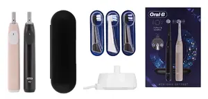 Replacement brush heads set BRAUN Oral-B IO2 Duo Xmas — 2-pack, oval heads, for adult sonic toothbrush
