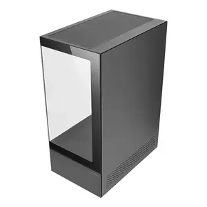 Datora korpuss TACENS Mars Gaming MC-XO Midi Tower melns — ATX/Micro-ATX/Mini-ITX, PSU apakšā, 1×120 mm aizmugures ventilators, atbalsta GPU līdz 32,8 cm