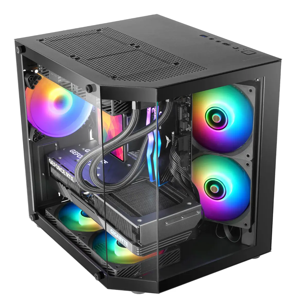 TACENS Mars Gaming MC-3TLITE mini-tower case Photo 2