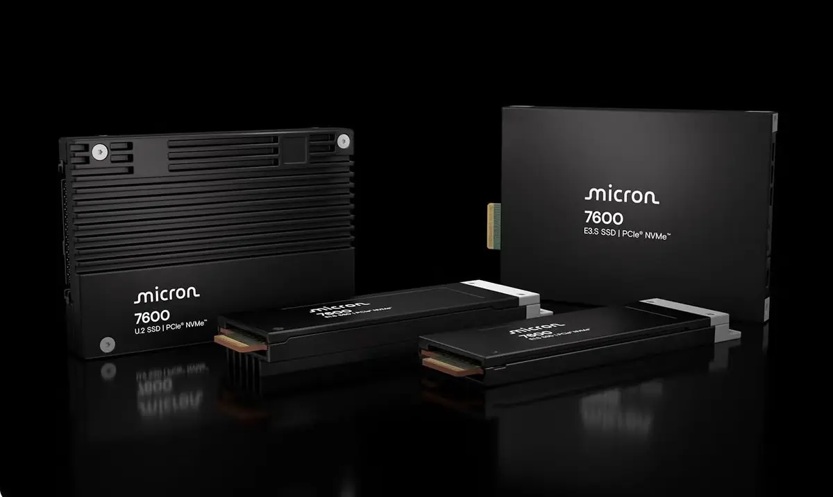 Iekšējais NVMe U.2 SSD MICRON