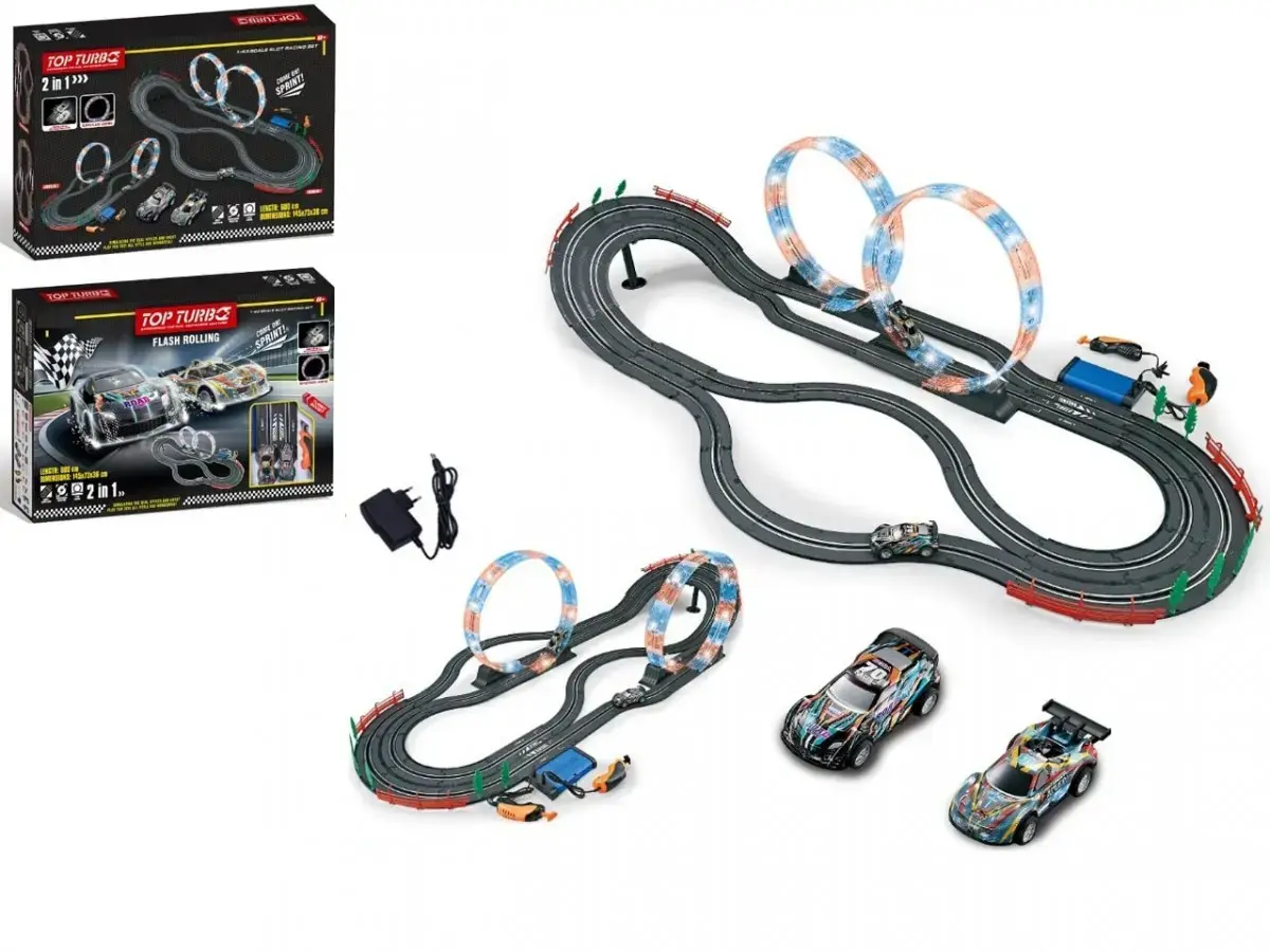Mehāniskā sacīkšu trase Madej Racetrack modelis