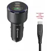 Auto lādētājs SWISSTEN PD 2x USB-C / USB 95W Photo 2