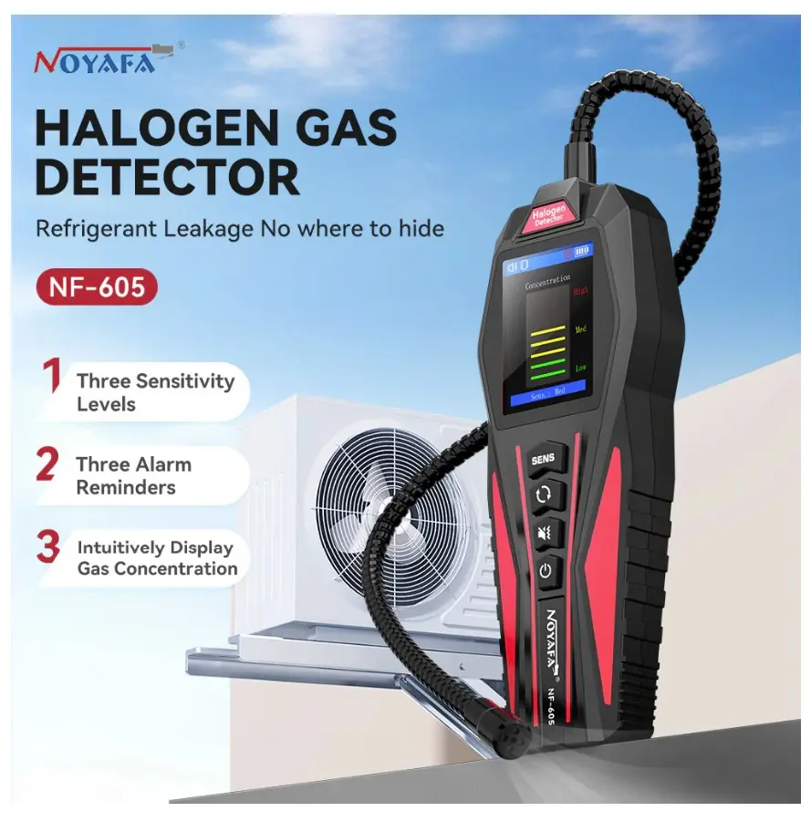 Halogēna gāzes detektors NOYAFA NF-605 ar
