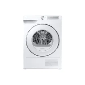Tumble dryer Samsung Series 6 DV90DG6845HH Freestanding front-load 9 kg Heat pump White