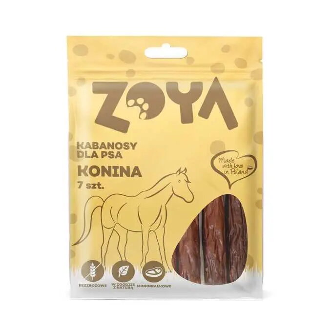Suņu našķis ZOYA Kabanos z koniny