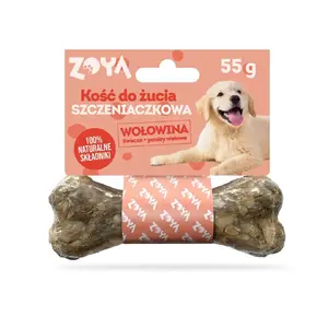 Жевательное лакомство для собак ZOYA Kość, оленевый вкус, 55 г саше, белок 96,2%, жир 0,5%