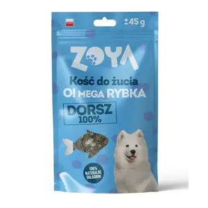 Лакомство для собак ZOYA Kość O Mega Rybka — натуральное рыбеобразное жевательное, 55 г, без сахара, без глютена
