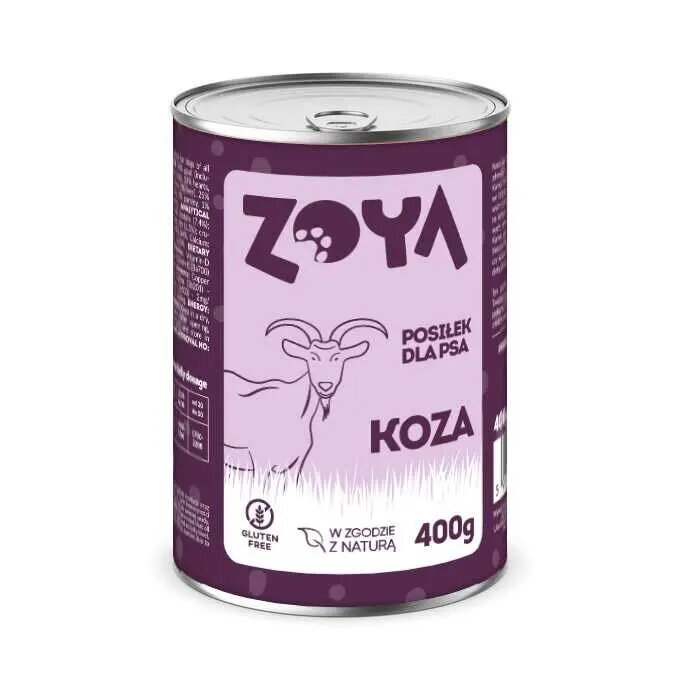 Mitrā barība suņiem ZOYA kazas recepte