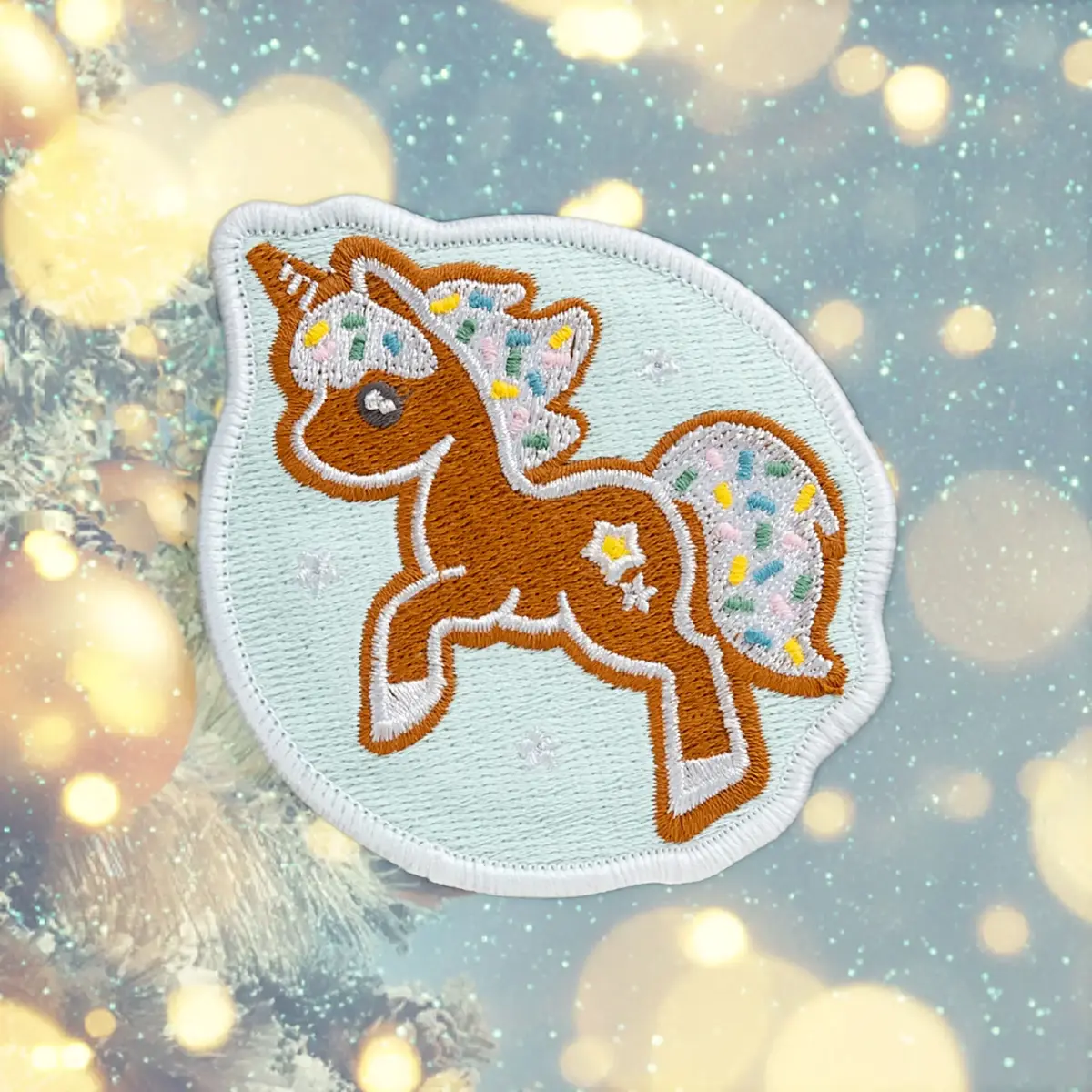 Badge LAUT MAGMOJI BADGE – Unicorn Cookie Christmas Edition Photo 2
