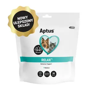 Calming tablets for dogs and cats Aptus RELAX — 30 tablets, dietetic feed mix, solid sachet 90 g