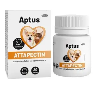 Dietary supplement Aptus Attapectin oral treatment for acute diarrhea in dogs and cats, 30 sachets, 200 g, grain-free, gluten-free