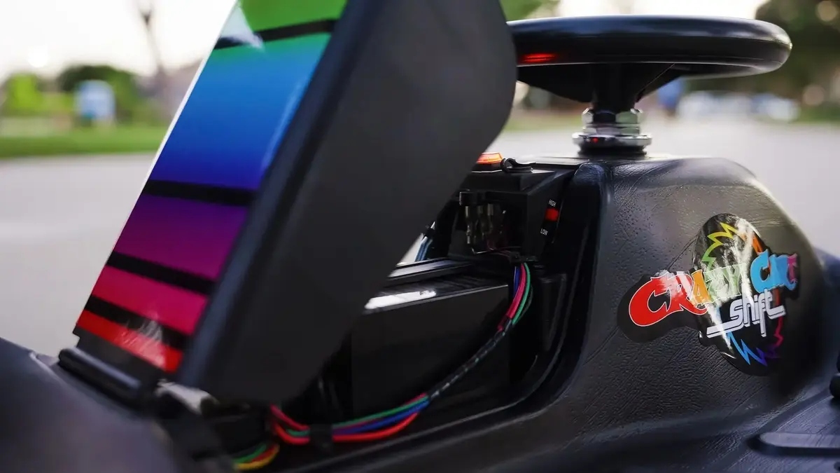Elektriskais drift karts Razor CRAZY CART Shift Lightshow Photo 5