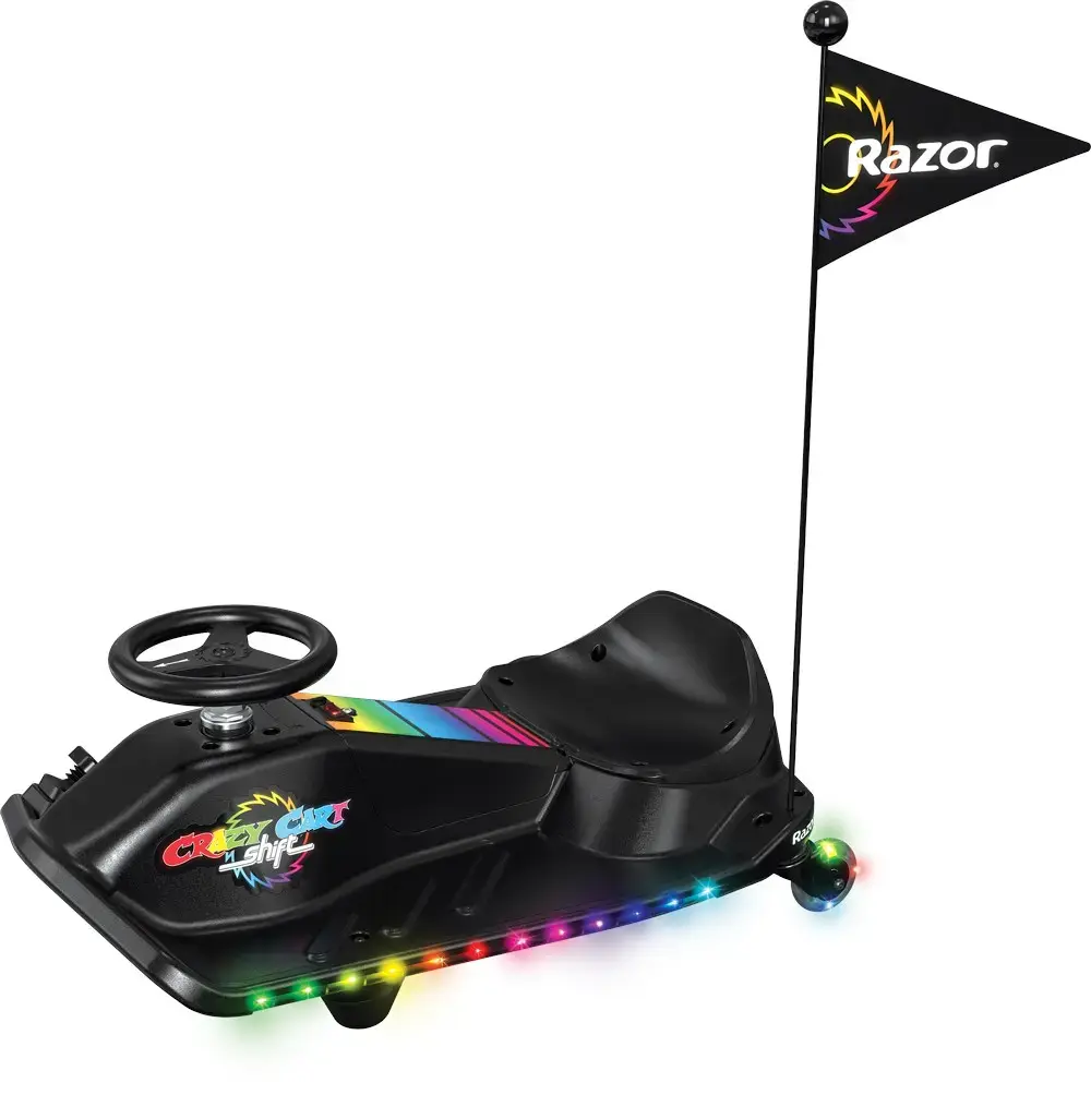 Elektriskais drift karts Razor CRAZY CART Shift Lightshow Photo 7