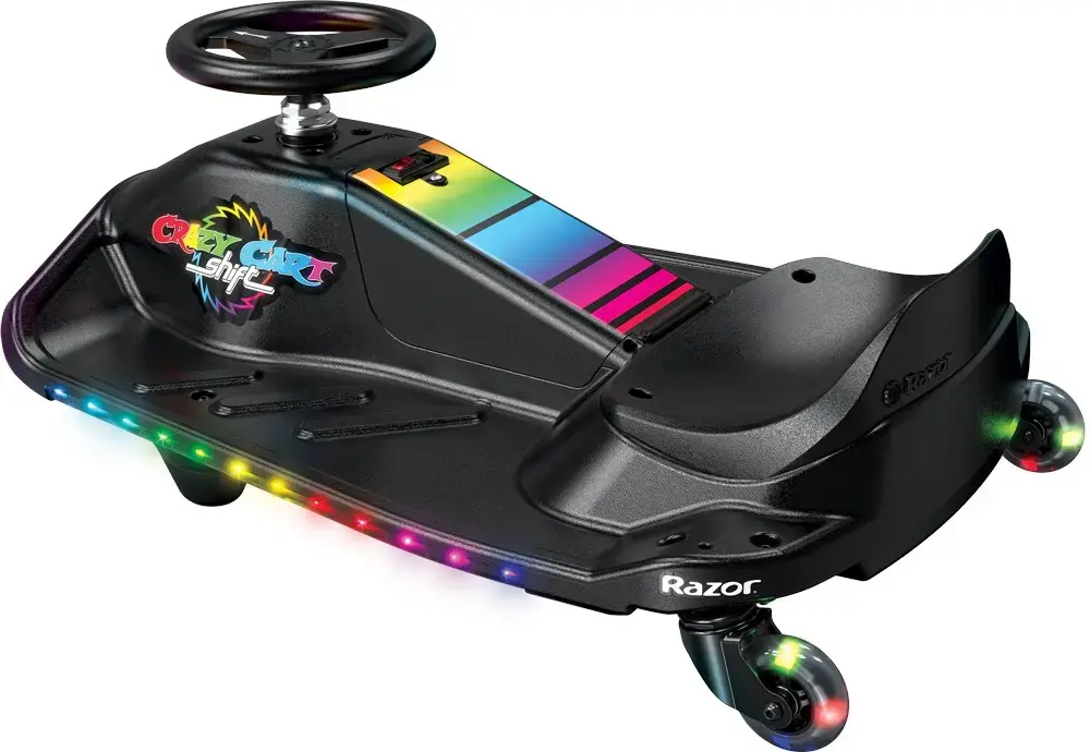 Elektriskais drift karts Razor CRAZY CART Shift Lightshow Photo 9